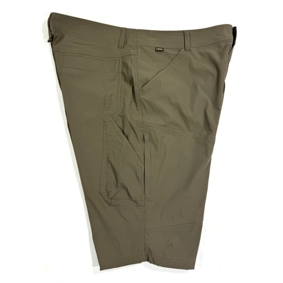 Kuhl Mens Renegade Shorts Size 38 Zip Cargo Pockets Outdoor Hiking Green 5121 - Picture 4 of 16